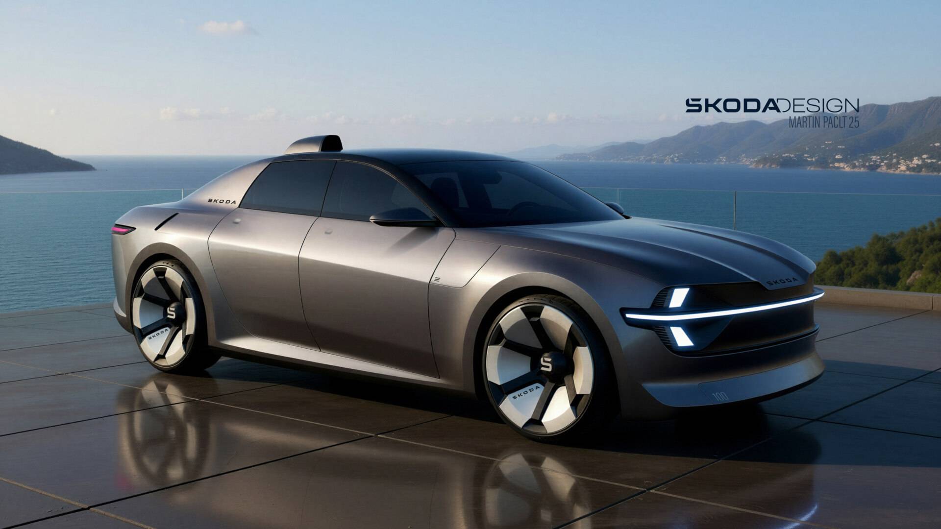 An icon reimagined: Škoda 100 as a modern-day sedan
