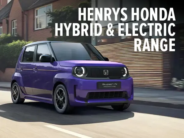 Honda hybrid and electric range