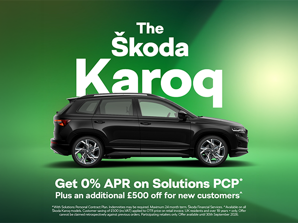 £500 Bonus on Skoda Karoq GDN & YT