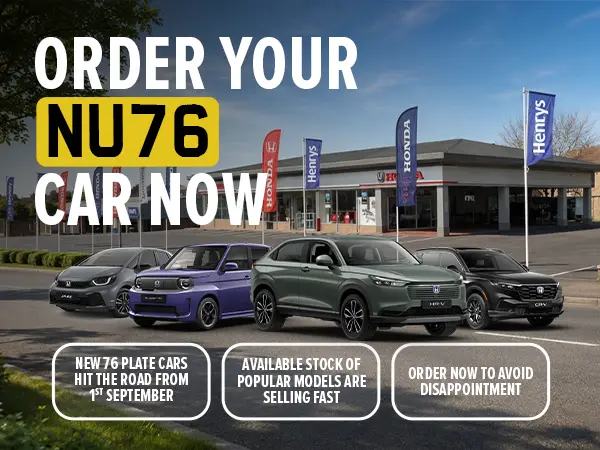 Honda NU76 Plate Banner