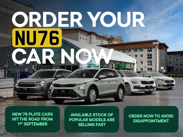 Skoda - NU76 Plate Banner
