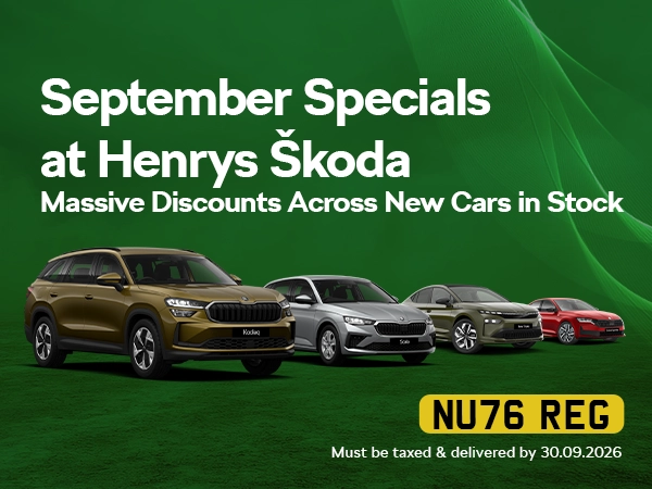 September Specials at Henrys Škoda