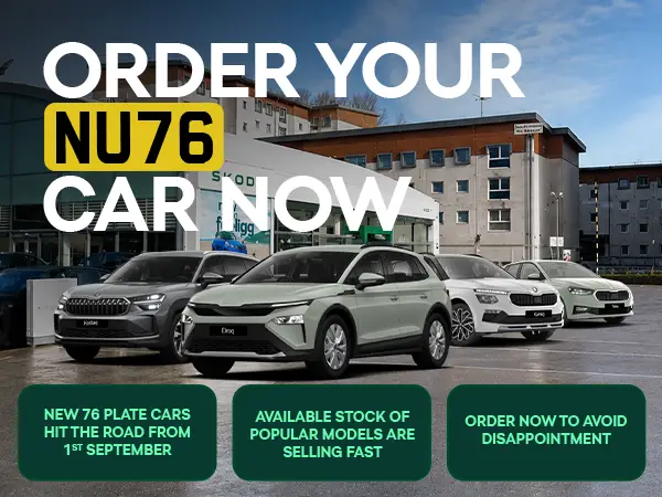 Skoda - NU76 Plate Banner