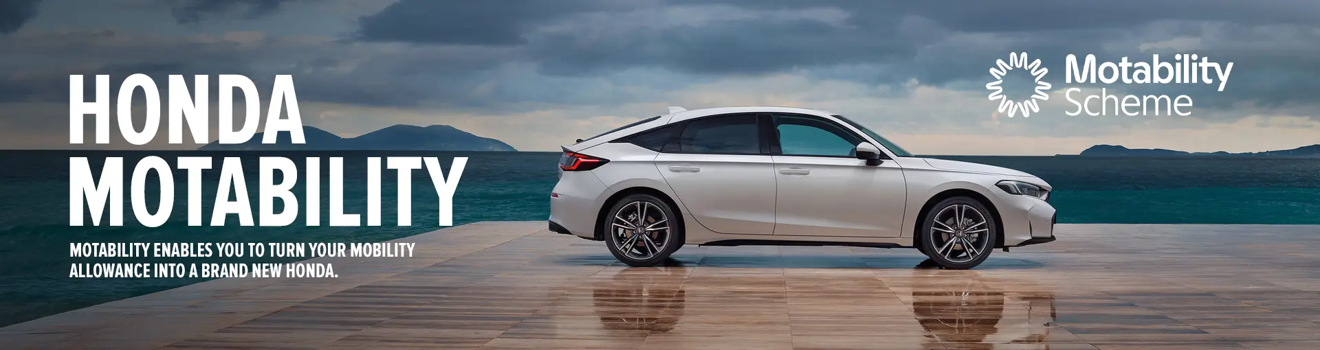 Motability banner - Honda