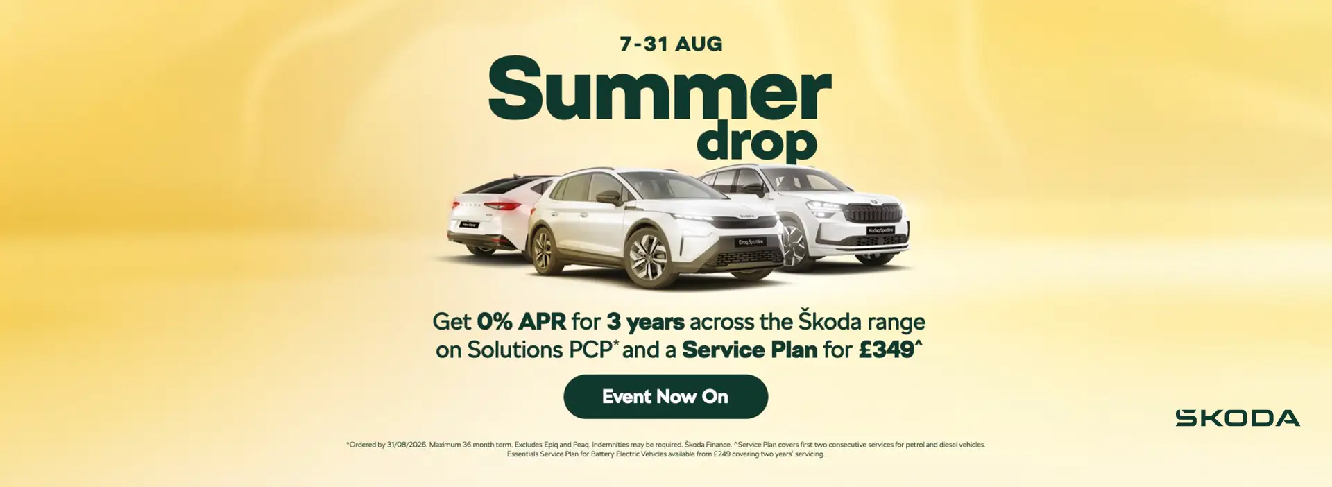 Skoda Summer Drop Offers
