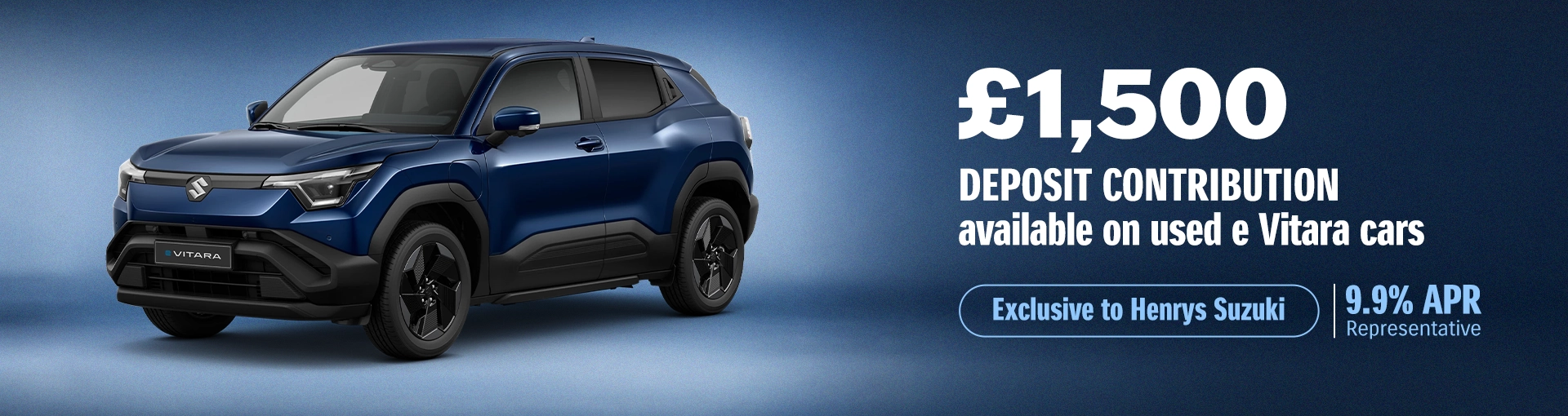  Used Vitara £1500 Contribution
