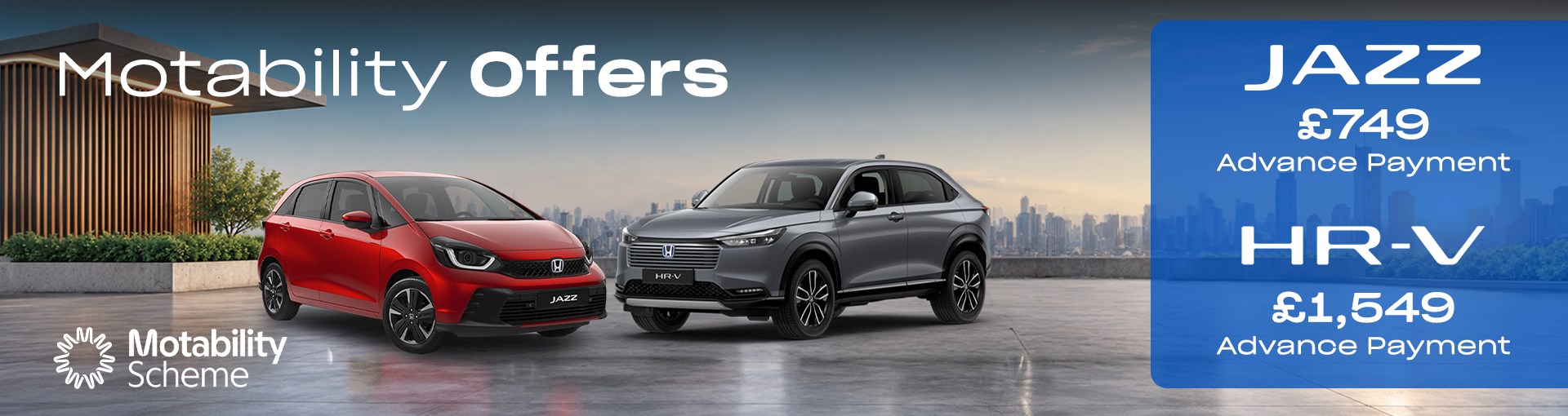 Motability banner - Honda
