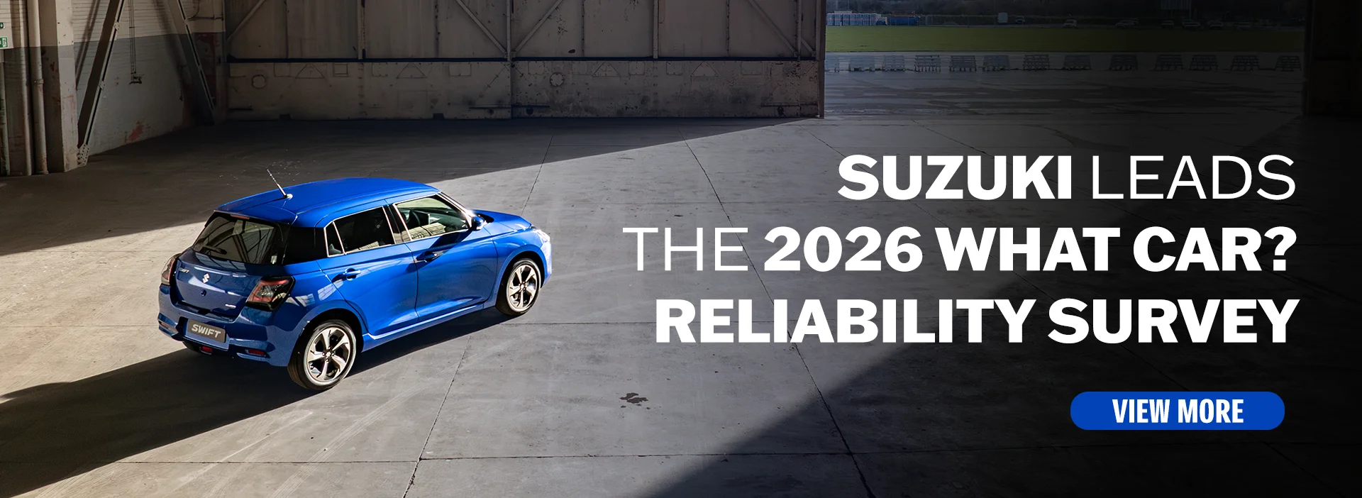 Suzuki leads the 2026 What Car? News banner